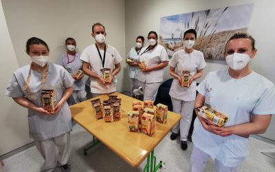 Les Pièces Jaunes font don aux unités COVID-19